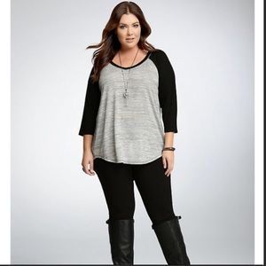Torrid Knit Raglan Swing Top [Size 4]
